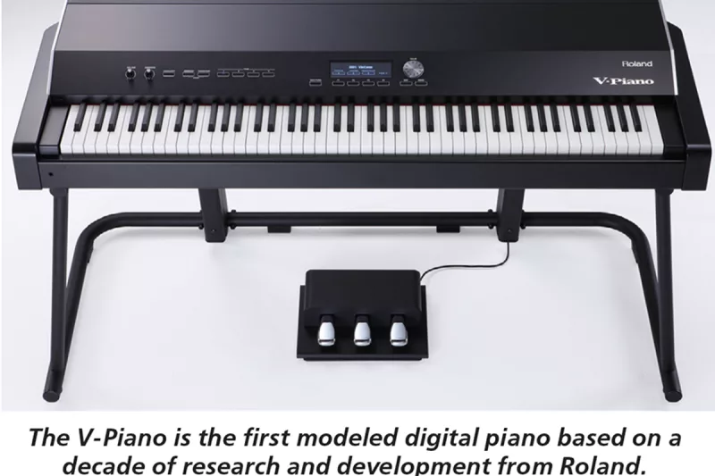 Roland V-Piano: Khám phá sức mạnh công nghệ SuperNatural® cho âm thanh piano đỉn